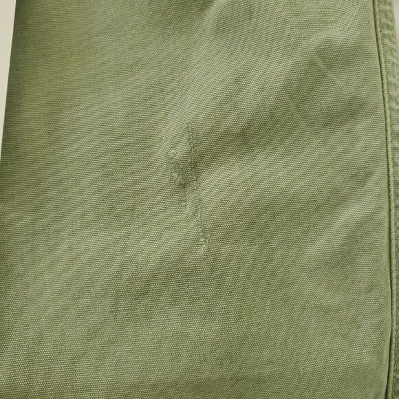 Zara Woman's  NWT The Fisher Khaki Jeans 100% Cotton Mid Rise Size US 4 - Picture 6 of 11